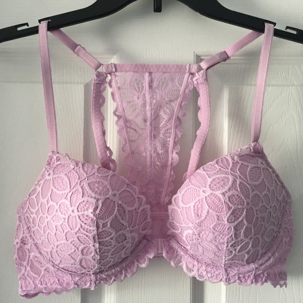 Victoria Secret PINK 36C NWOT Pink Pushup Bra - Picture 1 of 4